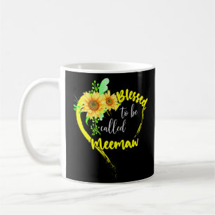 Blessed To Be Called Meemaw Sunflower Meemaw Mothe Coffee Mug