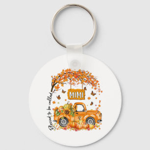 Blessed To Be Called Mimi Fall Vibes Thanksgiving Keychain