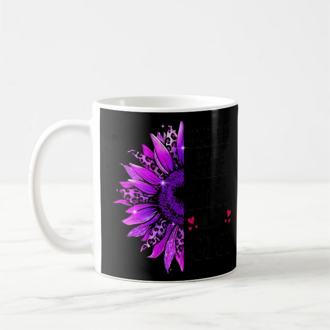 Blessed To Be Called Mom And Gigi Sunflower Cute M Coffee Mug (Left)
