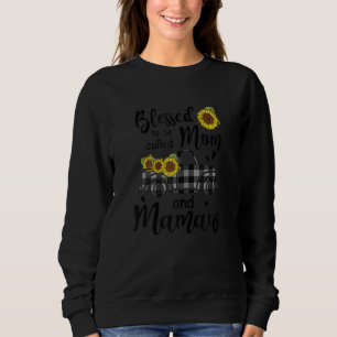 Blessed To Be Called Mom And Mamaw Floral Mother's Sweatshirt