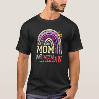 Blessed To Be Called Mom And Memaw Mothers Day Rai T-Shirt