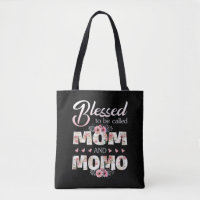 Blessed To Be Called Mom And Momo Colourful Xmas