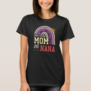 Blessed to be called Mom And Nana Mothers Day Rain T-Shirt