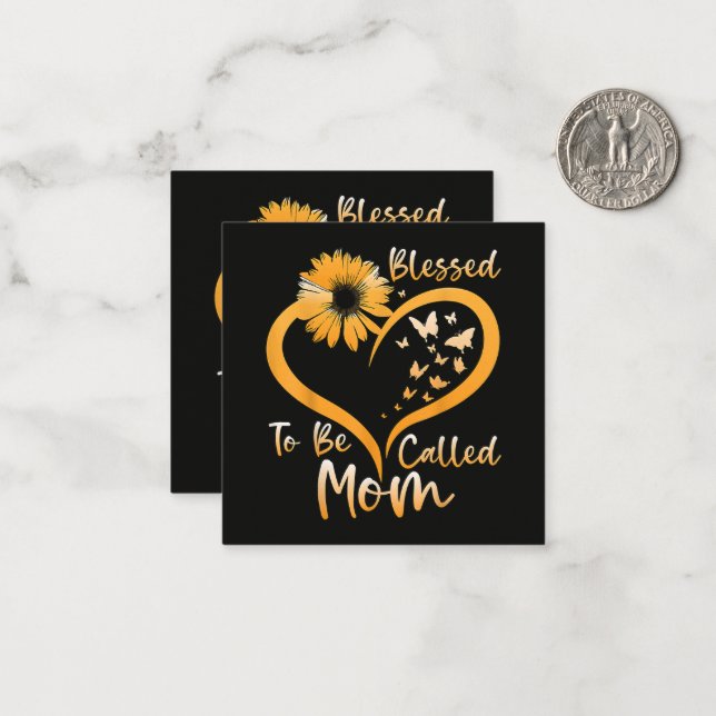 Blessed To Be Called Mom Card (Front/Back In Situ)