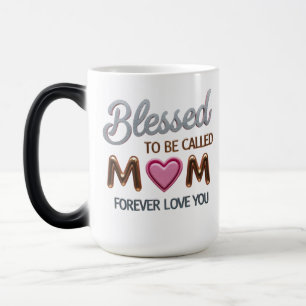 Blessed to Be Called Mom – Floral Magic Mug