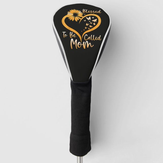Blessed To Be Called Mom Golf Head Cover (Front)