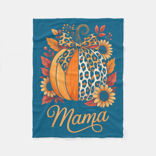 Blessed To Be Called Mom Grandma And Great Grandma Fleece Blanket (Front)