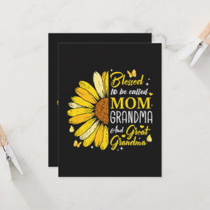 Blessed to Be Called Mom Grandma Card