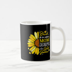 Blessed to be called mom grandma great grandma coffee mug