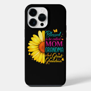 Blessed To Be Called Mom Grandma Great iPhone 14 Pro Max Case