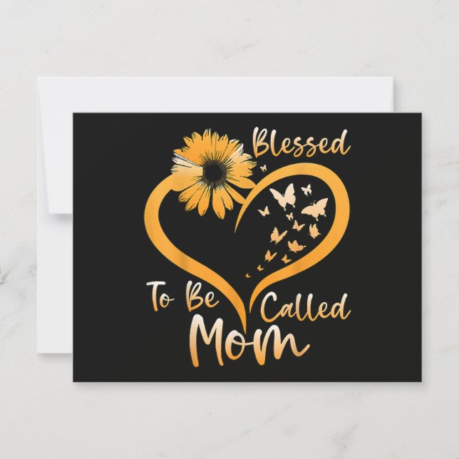 Blessed To Be Called Mom Invitation (Front)