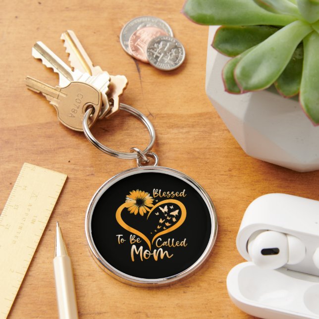 Blessed To Be Called Mom Keychain (Desk)