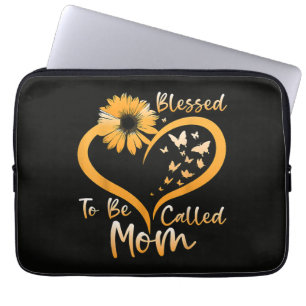 Blessed To Be Called Mom Laptop Sleeve