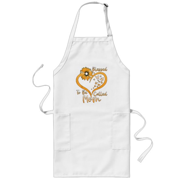 Blessed To Be Called Mom Long Apron (Front)