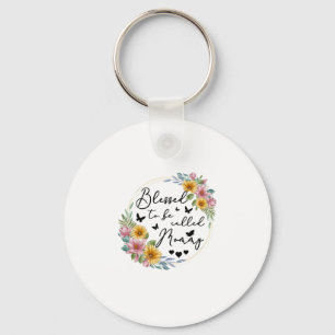 Blessed To Be Called Mommy Sunflower Mommy Mothers Keychain