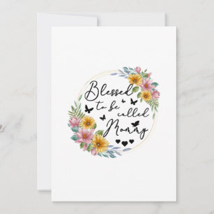 Blessed To Be Called Mommy Sunflower Mommy Mothers Save The Date