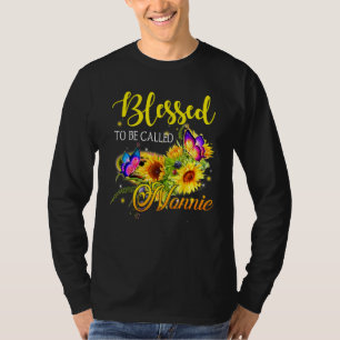 Blessed To Be Called Nonnie Sunflower Mother's Day T-Shirt
