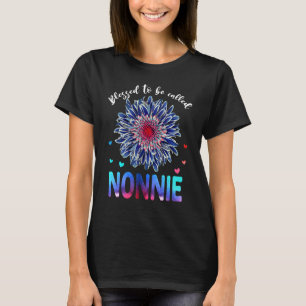 Blessed To Be Called Nonnie Sunflower Nonnie Mothe T-Shirt