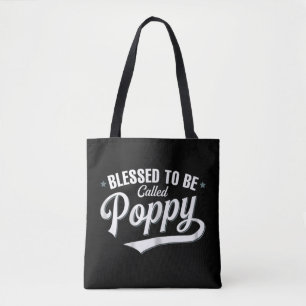 Blessed To Be Called Poppy Father's Day Present Tote Bag