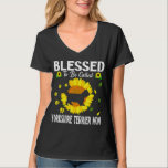 Blessed To Be Called Yorkshire Terrier Mom Flower T-Shirt<br><div class="desc">Blessed To Be Called Yorkshire Terrier Mom Flower</div>