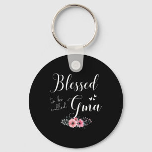 Blessed To Be Gma Women Grandma Mother's Day Chris Keychain