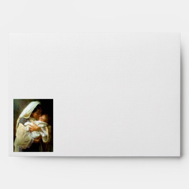 Blessed Virgin Mary and Infant Child Jesus Envelope (Front)