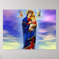 Blessed Virgin Mary and Infant Child Jesus