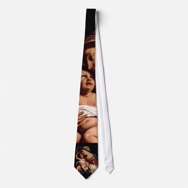 Blessed Virgin Mary and Infant Child Jesus -Sirani Tie (Front)