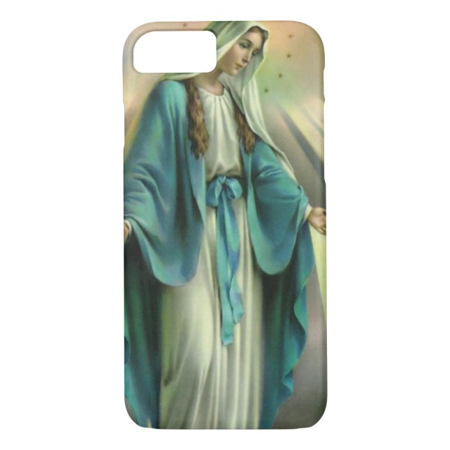 Blessed Virgin Mary Case-Mate iPhone Case (Back)