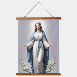 Blessed Virgin Mary Christian Catholic Hanging Ta Tapestry