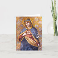 Blessed Virgin Mary Greeting card