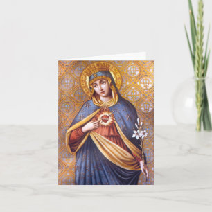 Blessed Virgin Mary Greeting card