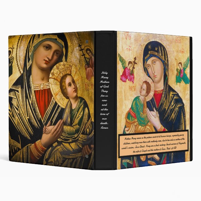 Blessed Virgin Mary have Mercy Binder (Background)
