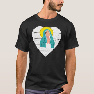 Blessed Virgin Mary Holy Rosary Devout Catholic 1 T-Shirt