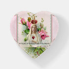 Blessed Virgin Mary Immaculate Heart Pink Roses