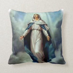 Blessed Virgin Mary - Mother of God Throw Pillow