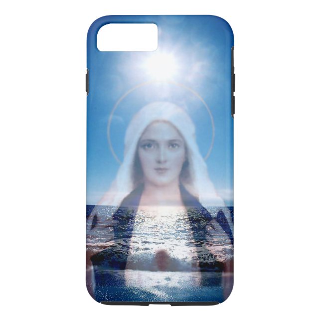 Blessed Virgin Mary Over Water Case-Mate iPhone Case (Back)