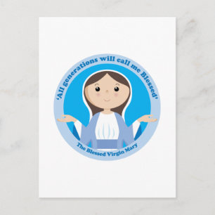 Blessed Virgin Mary Postcard