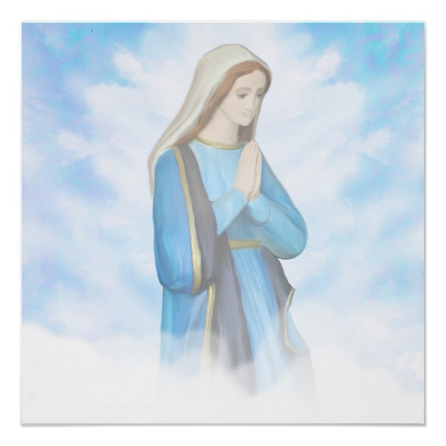 Blessed Virgin Mary Poster (Front)