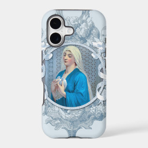 Blessed Virgin Mary Religious Vintage Catholic Cas