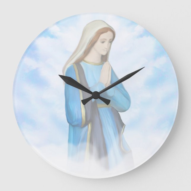 Blessed Virgin Mary Wall Clock (Front)