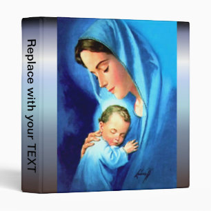 Blessed Virgin Mary with Baby Jesus Binder