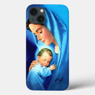 Blessed Virgin Mary with Baby Jesus iPhone 13 Case