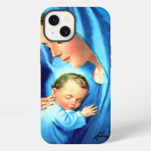 Blessed Virgin Mary with Baby Jesus iPhone 13 Case