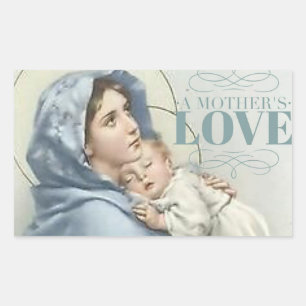 Blessed Virgin Mary with Baby Jesus Sticker
