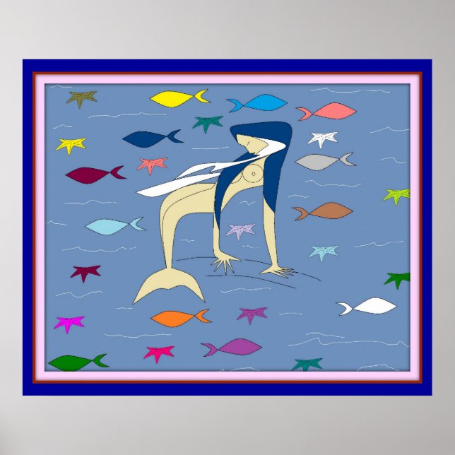 Blessed Virgin Mermaid Poster (Front)