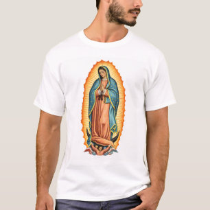 Blessed Virgin of Guadalupe Men's Tee Shirt