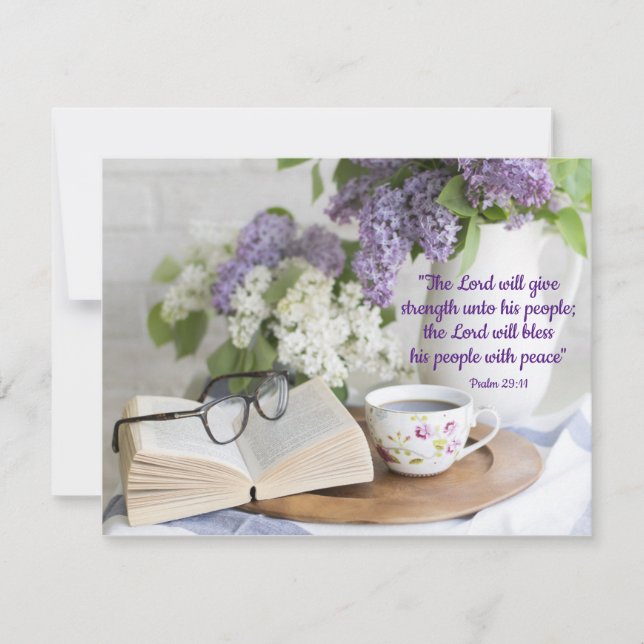 Blessed with Peace Card (Front)