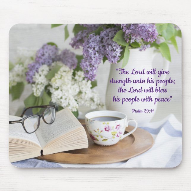 Blessed with Peace  Mouse Pad (Front)