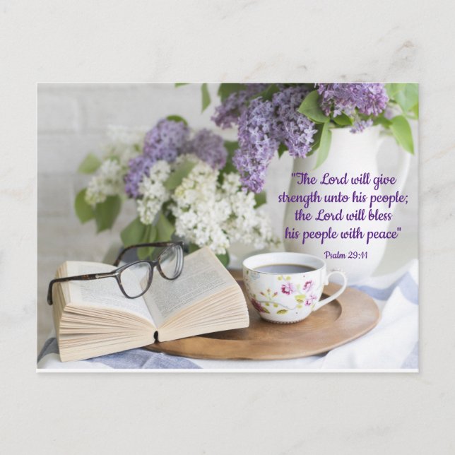 Blessed with Peace Postcard (Front)